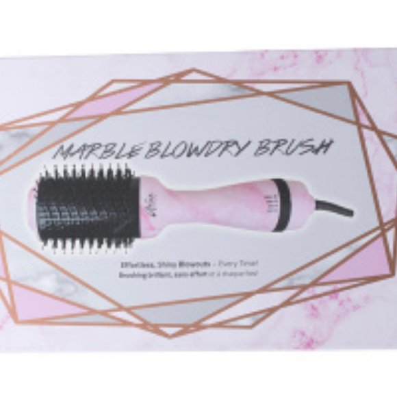 Aria Beauty Hair Dryer Brush Pink Aria Beauty Hauteness Mini Blow
